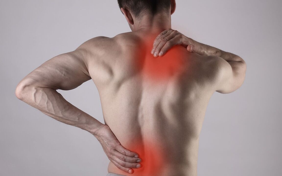 पीठ दर्द मस्कुलोस्केलेटल सिस्टम के रोगों का संकेत है